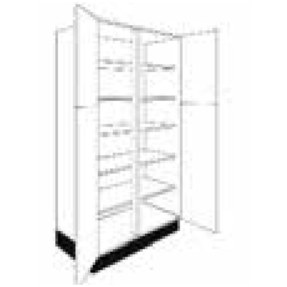 Chippendale 1000mm Double Larder Tall Unit Self Assembly Purity Kitchens