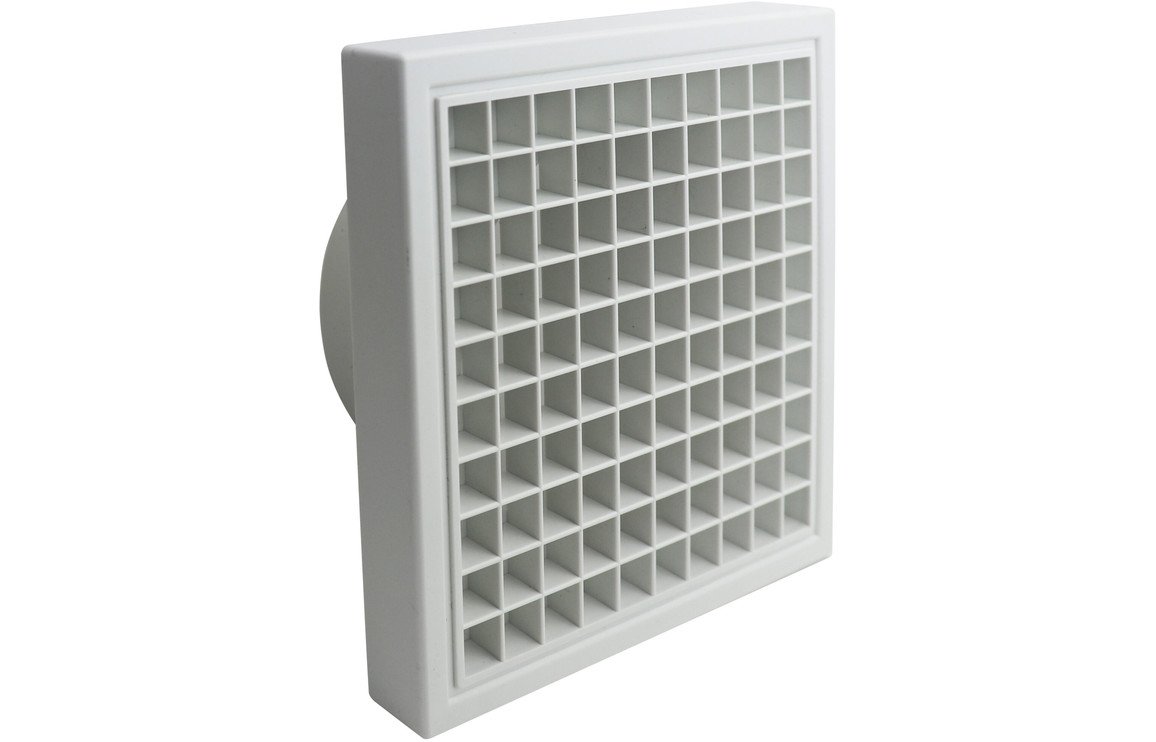 Manrose 125mm Egg Crate Grille White Purity Kitchens