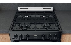 Hotpoint HDM67G0CCB/UK Gas Cooker - Black