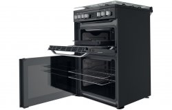 Hotpoint HDM67G9C2CB/UK Dual Fuel Cooker - Black