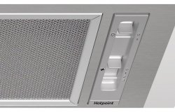 Hotpoint PCT 64 F L SS 53cm Canopy Hood - Grey