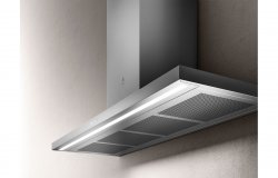 Elica Thin 90cm Slimline Chimney Hood - St/Steel