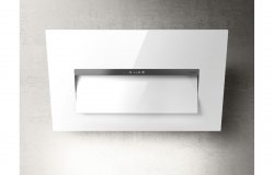 Elica Bloom-S 85cm Chimney Hood - White Glass