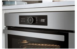 Indesit IDU 6340 BL B/U Double Electric Oven - Black