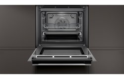 Hotpoint MS 998 IX H B/I Combination Steam Oven - Black & St/Steel