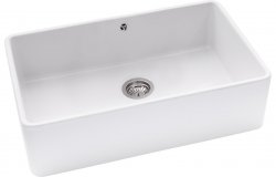 Abode Provincial Large 1B Undermount Sink - White