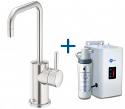 InSinkErator FH3020 Hot Water Tap & Neo Tank - Brushed Steel