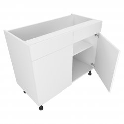 Chippendale by Omega 800mm Drawerline Double Base Unit with 2 Dummy Drawers - (Self Assembly)