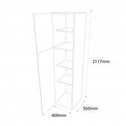 Chippendale 400mm Larder Unit Left Hand - (Self Assembly)