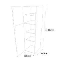 Chippendale 600mm Larder Unit Left Hand - (Self Assembly)