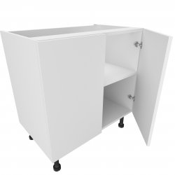 Chippendale by Omega 800mm Highline Double Base Unit - (Self Assembly)