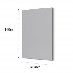 Super Matt Marine End Support Panel - 940 x 670 x 18mm