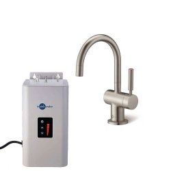 InSinkErator H3300 Hot Mixer Tap Neo Tank & Water Filter - Brushed Steel