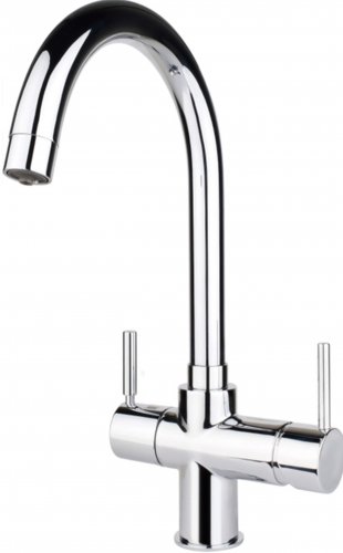 InSinkErator 3N1 Lecce J Shape Steaming Hot Tap & Tank - Chrome