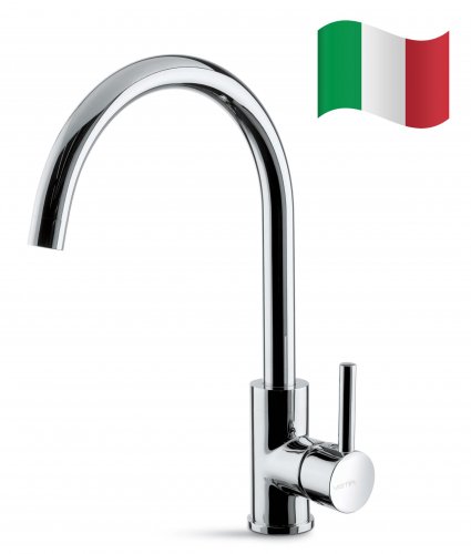 Prima+ Riace Single Lever Round Mixer Tap - Chrome