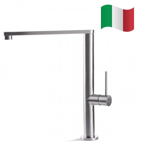 Prima+ Tiber Single Lever Flat Mixer Tap - St/Steel