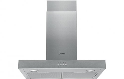 Indesit IHBS 6.5 LM X 60cm Flat Chimney Hood - St/Steel