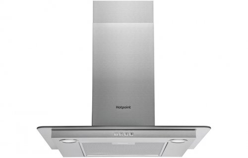 Hotpoint PHFG6.4FLMX 60cm Flat Glass Chimney Hood - St/Steel