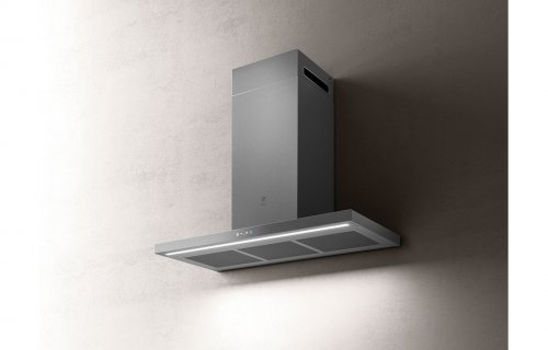 Elica Thin 90cm Slimline Chimney Hood - St/Steel