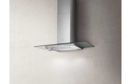 Elica Tribe 90cm Flat Glass Chimney Hood - St/Steel