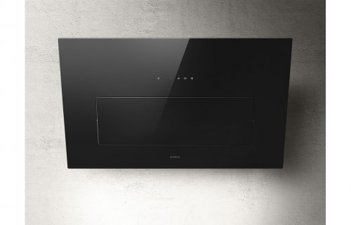 Elica Bloom 85cm Chimney Hood - Black Glass