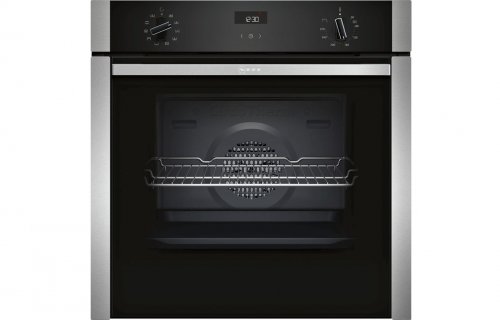 Neff N50 B3ACE4HN0B B/I Single Slide&Hide Electric Oven - St/Steel