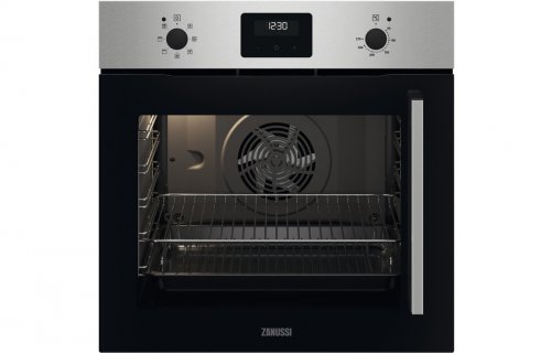 Zanussi ZOCNX3XL B/I Side Opening LHH Single Electric Oven - St/Steel