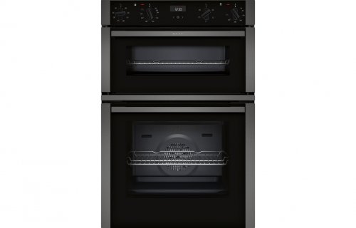 Neff N50 U1ACE2HG0B B/I Double Electric Oven - Graphite Grey