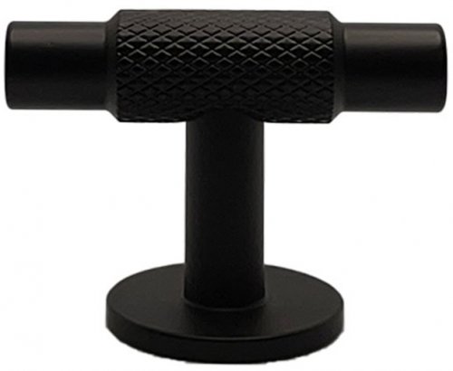 Black Knurled T knob