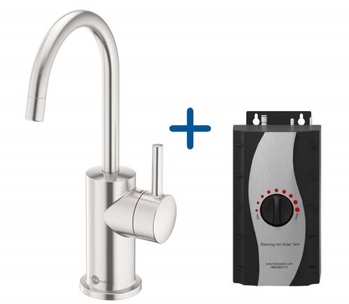 InSinkErator FH3010 Hot Water Tap & Standard Tank - Brushed Steel