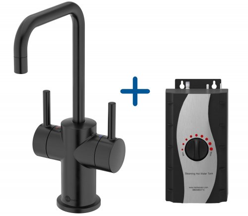 InSinkErator FHC3020 Hot/Cold Water Mixer Tap & Standard Tank - Velvet Black