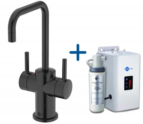 InSinkErator FHC3020 Hot/Cold Water Mixer Tap & Neo Tank - Velvet Black