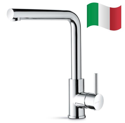 Prima+ Riace Single Lever L-Shaped Mixer Tap - Chrome