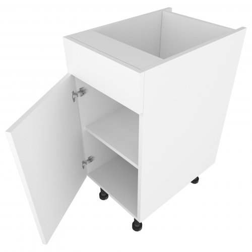 Chippendale by Omega 300mm Drawerline Single Base Unit with Dummy Drawer Left Hand - (Self Assembly)