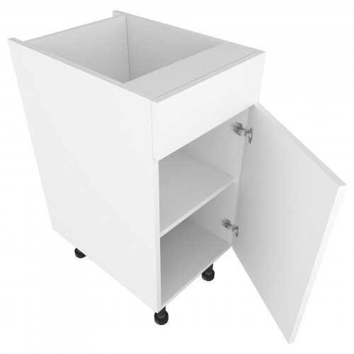 Chippendale by Omega 300mm Drawerline Single Base Unit with Dummy Drawer Right Hand - (Self Assembly)