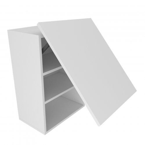 Chippendale by Omega 600mm Standard Up & Over Flap Wall Unit - (Self Assembly)