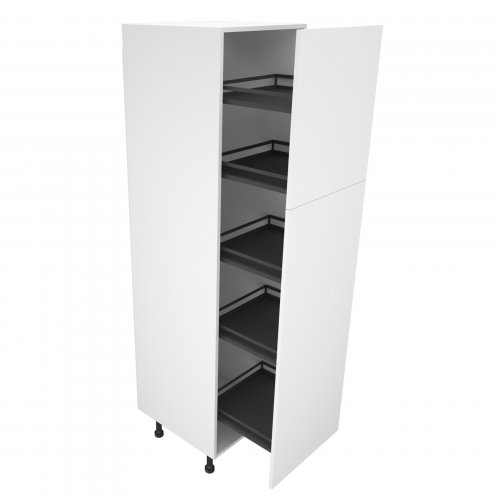 Sheraton by Omega 400mm Type 5 Larder Unit with Pull Out Graphite Wirework - (Ready Assembled)