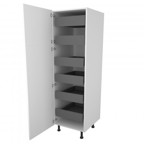 Sheraton by Omega 400mm Type 15 Larder Pull Out Unit with 6 Internal Drawers Left Hand - (Ready Assembled)