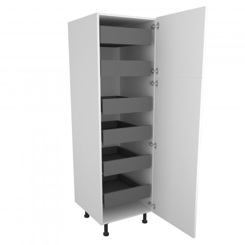 Sheraton by Omega 500mm Type 15 Larder Pull Out Unit with 6 Internal Drawers Right Hand - (Ready Assembled)