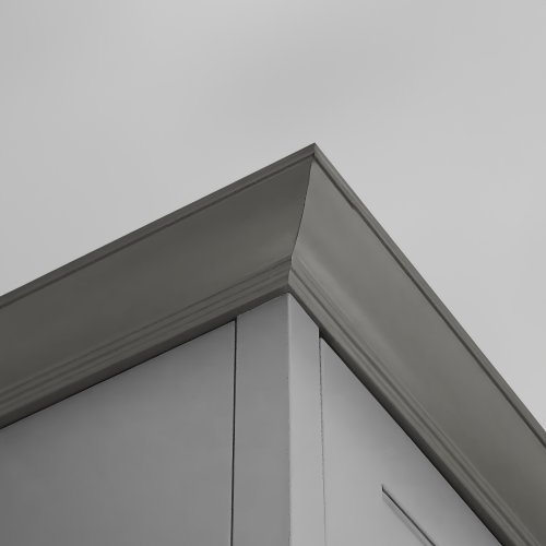 Painted Graphite 36mm Square Cornice - 1750mm | Purity Kitchens