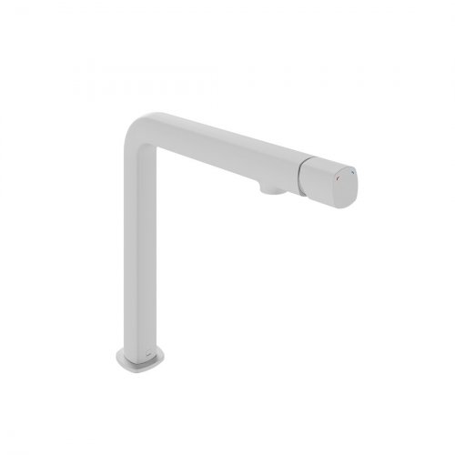 Vado Cameo Deck Mounted Kitchen Mixer - Matt White