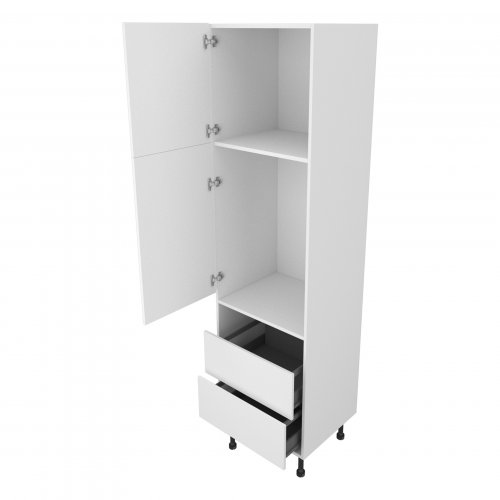 Chippendale by Omega 600mm Type 2 Tall Fridge/Freezer Housing Unit Left Hand - (Self Assembly)